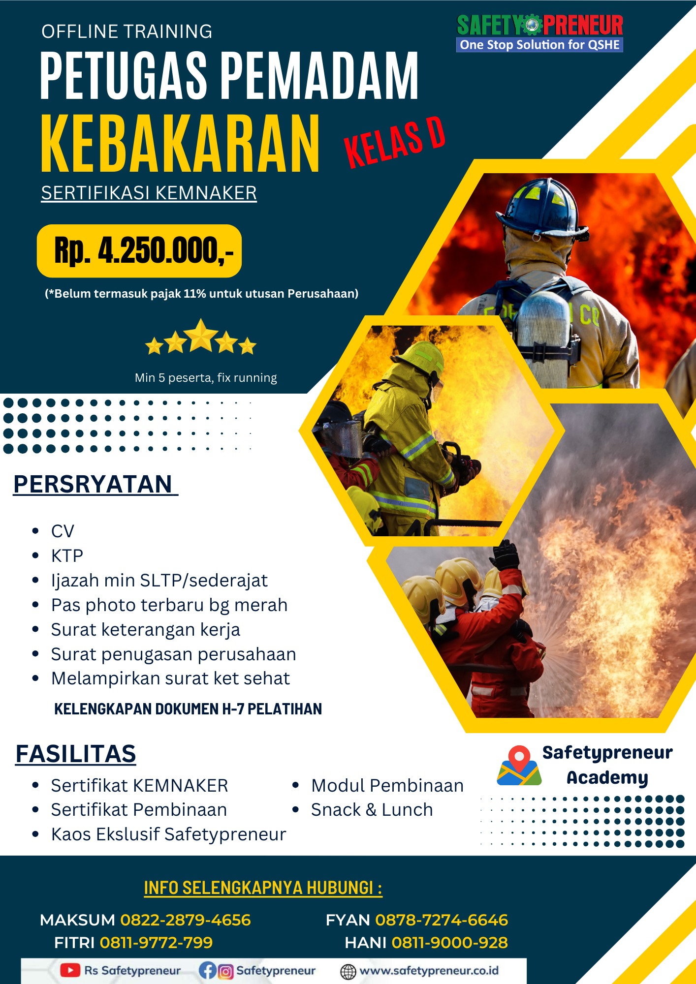 Petugas Pemadam Kebakaran Kelas D (DAMKAR D)
