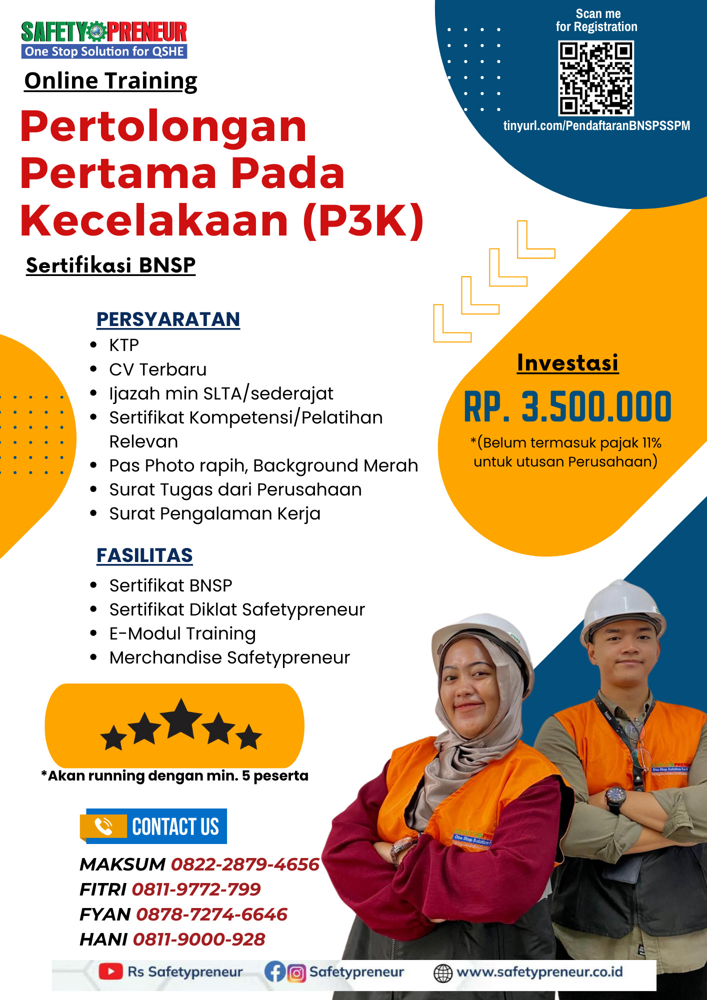 Pertolongan Pertama Pada Kecelakaan (P3K)