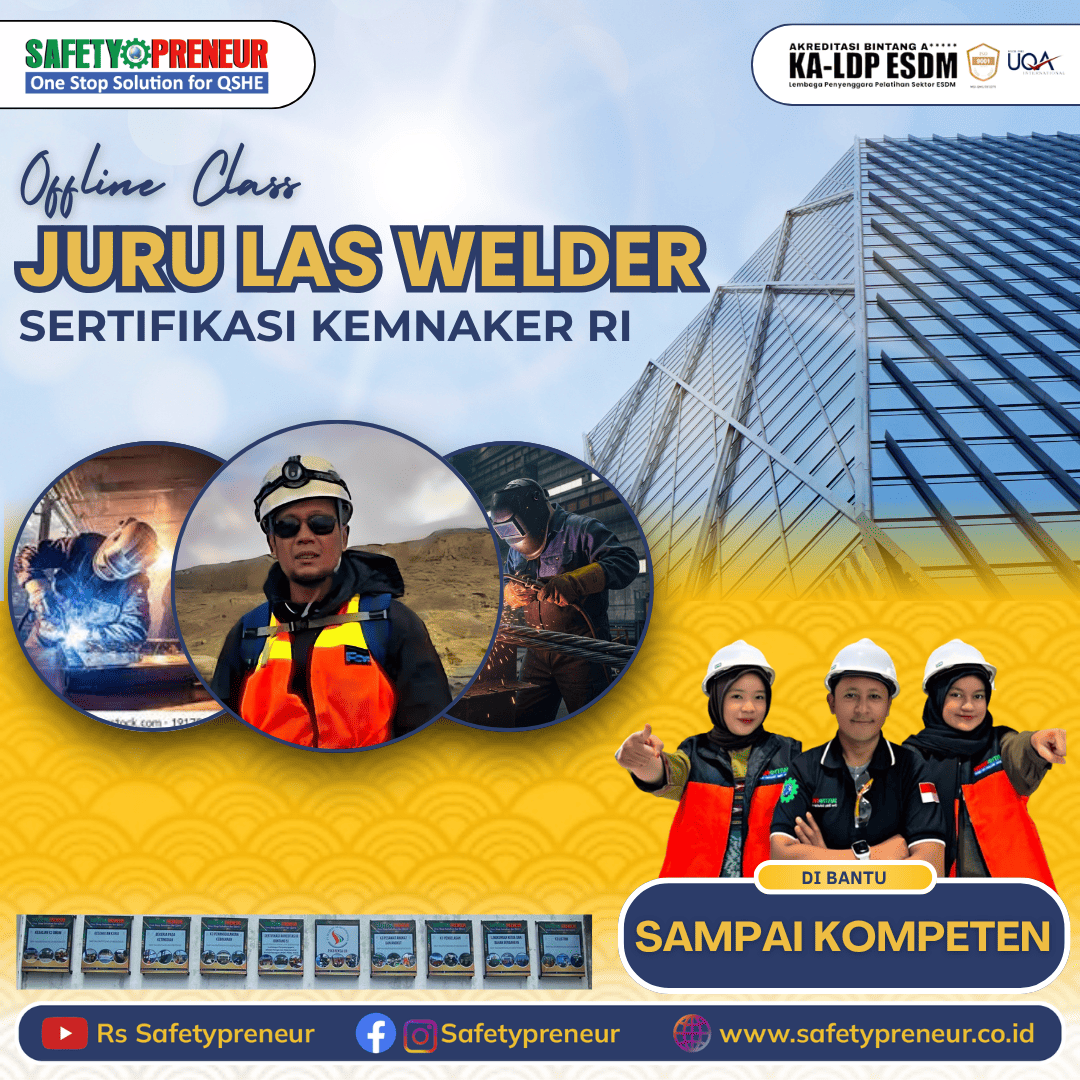 Kursus Juru Las Bersertifikat Resmi KEMNAKER RI